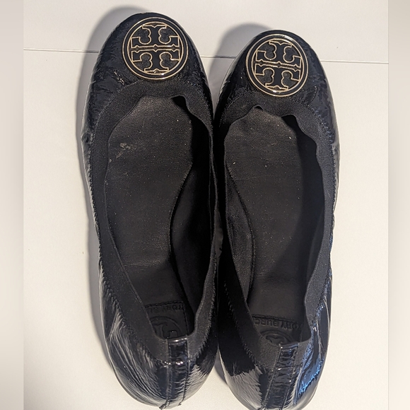 Tory Burch Caroline Patent Leather Ballet Flats - Picture 12 of 12